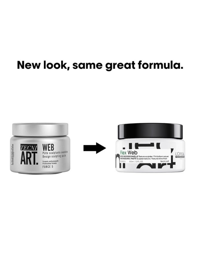 لوريال باريس معجون النحت تكني آرت ويب فورس 5 أبيض 150 مل - Image 2